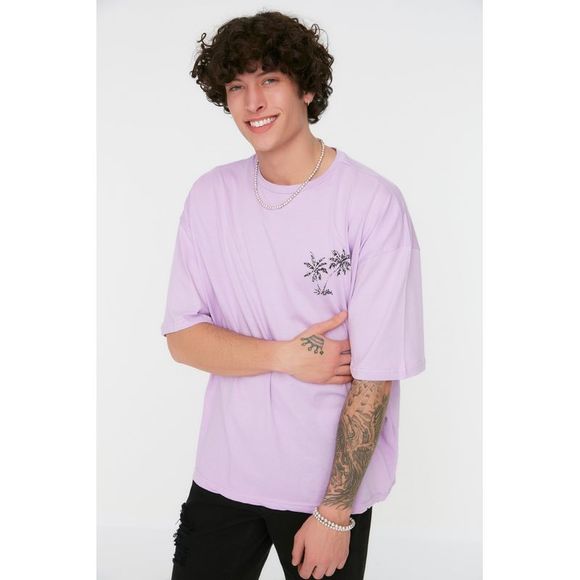 NWT Trendyol Men Regular fit Crew neck Knit T-Shirt - Picture 2 of 8